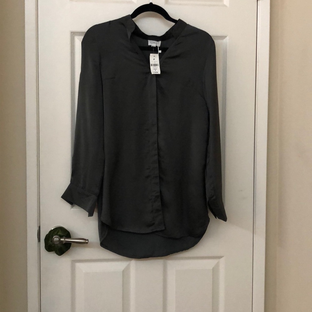 Blouse-Charcoal color